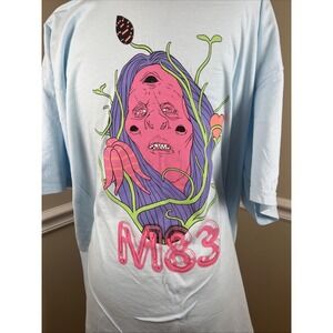 M83‎ Fantasy 2023 US Tour Size XXL Baby Blue Tee